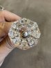 画像13: 1910'S 20'S　アーリーセンチュリー　ガラス取手　オクタゴン　八角形　中型　キャビネットノブ　ドロワープル　クリアガラス　アイアン　バラ売り　アンティーク　ビンテージ (13)