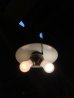 画像7: 1890’S 1900’S 1910'S　アーリーセンチュリー　フラットシェード　FLAT SHADE　ミルクガラス　フラットシェード　ベンジャミン　Benjamin　ソケットクラスター　2灯　アイアン　真鍮　アンティーク　ビンテージ