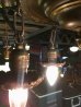 画像11: 1920'S30'S　アールデコ　シーリングライト　4灯　シャンデリア　真鍮　ベアバルブ　スイッチ付　装飾　アンティーク　ビンテージ