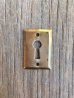 画像6: キーホール　keyhole　キープレート　スケルトンキー用　カギ穴プレート　真鍮　オーバル　スクエア　アンティーク　ビンテージ