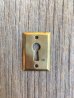 画像7: キーホール　keyhole　キープレート　スケルトンキー用　カギ穴プレート　真鍮　オーバル　スクエア　アンティーク　ビンテージ