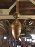画像13: 19世紀後半　ガス灯 改　ヘヴィーミルクガラスシェード　シーリングライト　2灯　1890-1900's　アンティーク　ビンテージ