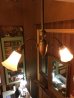 画像7: 19世紀後半　ガス灯 改　ヘヴィーミルクガラスシェード　シーリングライト　2灯　1890-1900's　アンティーク　ビンテージ