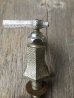 画像5: 1920'S 30'S　水道　蛇口　faucet　TAP　水栓　ビンテージプランビング　レバーハンドル　COLD　HOT　真鍮　ニッケル　メッキ　カバード　ハンマードフィニッシュ　アンティーク　ビンテージ