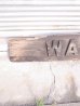 画像2: アンティーク　folkart　超大型　サイン　walkover　WALK-OVER　ホワイトバックス　ダーティーバックス　木製看板　ウォークオーバー　ビンテージ (2)