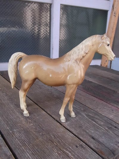 画像4: アンティーク　馬　ホース　馬形　オブジェ　プラスチック　ビンテージ