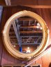 画像1: アンティーク　超巨大 フレーム付き鏡 アンティークミラー　装飾枠　ビクトリアン オーバルミラー　大型　ビンテージ (1)