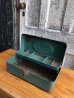 画像1: 1950'S 60'S　ツールボックス　toolbox　tacklebox　タックルボックス　タックルケース　fishing　フィッシング　メタルボックス　工具箱　インナートレイ　アンティーク　ビンテージ (1)