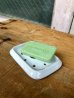 画像8: 洗面　ソープディッシュ　据え置き型　シンプル　石鹸台　陶器　ポーセレン　ポーセリン　アンティーク　ビンテージ