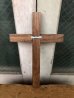 画像3: ウォールデコ　オブジェ　十字架　クロス　壁掛け　ウッド　無垢　シンプル　アンティーク　ビンテージ