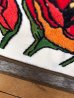 画像5: ウォールデコ　ウォールオーナメント　バラ　薔薇　チューリップ　花　壁掛け　刺繍アート　アンティーク　ビンテージ
