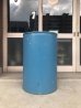 画像3: ブルーペイント　ペーパードラム缶　ファイバードラム　ダストボックス　trash can　ゴミ箱　スチール×硬質厚紙　超大型　アンティーク　ビンテージ