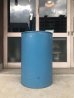 画像4: ブルーペイント　ペーパードラム缶　ファイバードラム　ダストボックス　trash can　ゴミ箱　スチール×硬質厚紙　超大型　アンティーク　ビンテージ