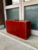 画像1: トランク　スーツケース　VFM　レザートリム　レザーハンドル　鍵付き　店舗什器に　アンティーク　ビンテージ (1)
