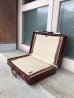画像8: 1950'S 60'S　レザートランク　スーツケース　ラゲッジ　旅行鞄　カウハイド　レザー　コットン　リネン　旅　ヘミングウェイ　キューバ　撮影小物　極上　アンティーク　ビンテージ
