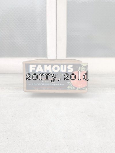 画像2: 1930'S 40'S 50'S　FRIUT CRATE　ベジタブル箱　フルーツBOX　ウッドクレート　ショップディスプレイ　収納　店舗什器　AMERICAN FRUIT GROWERS INC,　GRAPES　TOMATO　ウッドボックス　 木箱　トマトボックス　アドバタイジング　アンティーク　ビンテージ