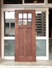 画像2: 1930'S　ウッドドア　6分割ガラス窓付木製ドア　ウッド　アンティーク　ビンテージ (2)