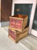 画像1: ウッドボックス　フルーツクレート　木箱　EATMOR Cranberries　ROYAL BRAND　ストレージBOX　アドバタイジング　アンティーク　ビンテージ (1)