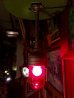 画像1: 1920’S 30'S　NOS　CROUSE-HINDS　RED-LIGHT　赤色燈　ポーチライト　レア！　インダストリアル　シーリングライト　AUSTIN　 アイアンマウント　耐熱 ガラスシェード　1灯　デッドストック　アンティーク　ビンテージ (1)