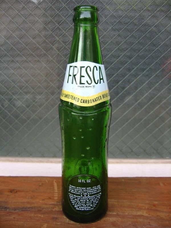 1960'S SODA BOTTLE ソーダボトル ポップボトル ガラス瓶 FRESCA/// ロストアンドファウンデーション /// 岡山市