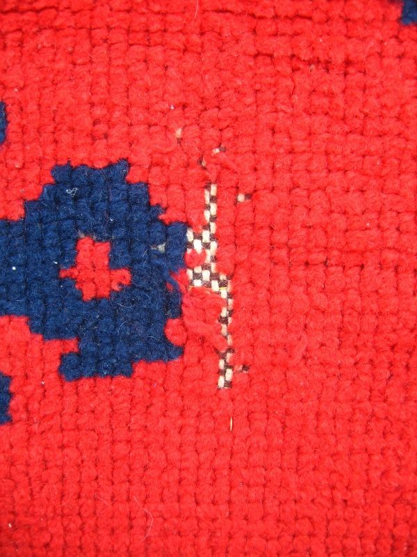 1940’S 50'S ラグマット カーペット フックラグ 絨毯 柄 大型/// ロストアンドファウンデーション /// 岡山市にて