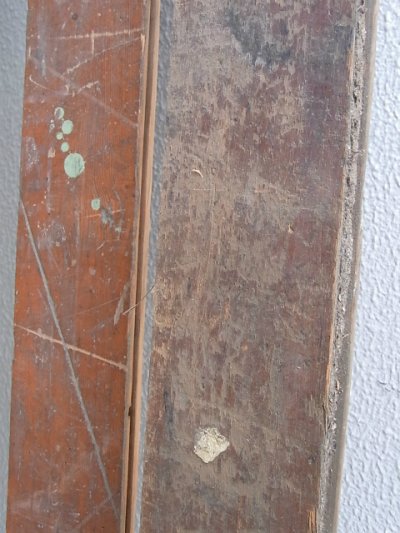 画像2: アンティーク　old フロアー材　floor　床材　ボード　ペイント　スプラッター　アブストラクト系　シャビー　アメリカ　old barn wood　ビンテージ