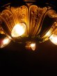 画像7: 1910'S 20'S　アーリーセンチュリー　ビクトリアン　フラッシュマウント 　シーリングライト　鋳物　アルミ合金　ピューター　4灯　ヴィクトリアン装飾　クラスターランプ　アンティーク　ビンテージ (7)