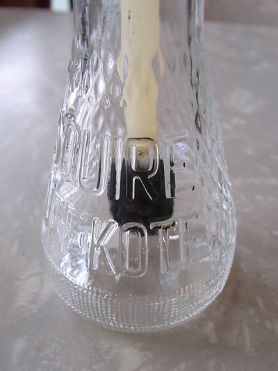 画像3: アンティーク　ガラスボトル瓶　ESQUIRE  Scuff-kote　ビンテージ