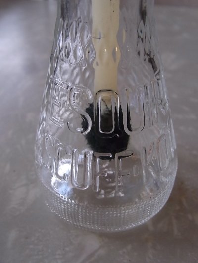 画像2: アンティーク　ガラスボトル瓶　ESQUIRE  Scuff-kote　ビンテージ