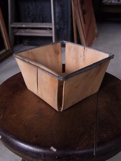 画像2: アンティーク　ウッドボックス　木箱　小物入れ　シャビー　ビンテージ