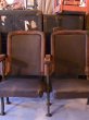 画像5: アンティーク　19世紀後半　20世紀初頭　椅子　オーディトリウム　アディトリウム　シアターチェア　4シーター　アイアン×ウッド　ビンテージ (5)