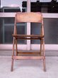 画像2: アンティーク　椅子　1930’S　カーブド　プライウッドチェア　フォールディングチェア　ビンテージ　その１ (2)