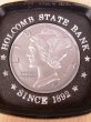 画像3: アンティーク　オブジェ　ミニトレイ　メダル風　HOLCOMB STATE BANK　ホルコム国立銀行　３pcs set　ビンテージ (3)
