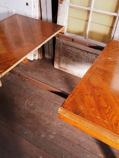 画像1: アンティーク　ダイニングテーブル　木製テーブル　キッチンテーブル　ビンテージ
