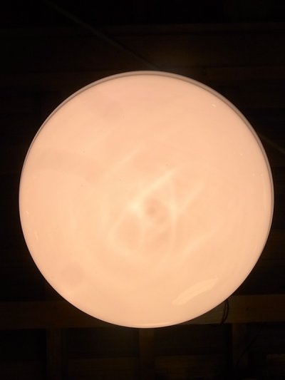 画像3: アンティーク　ビクトリアン　ミルクガラスシェード　ペンダントランプ　1灯　スクールハウスシーリング　装飾　ビンテージ