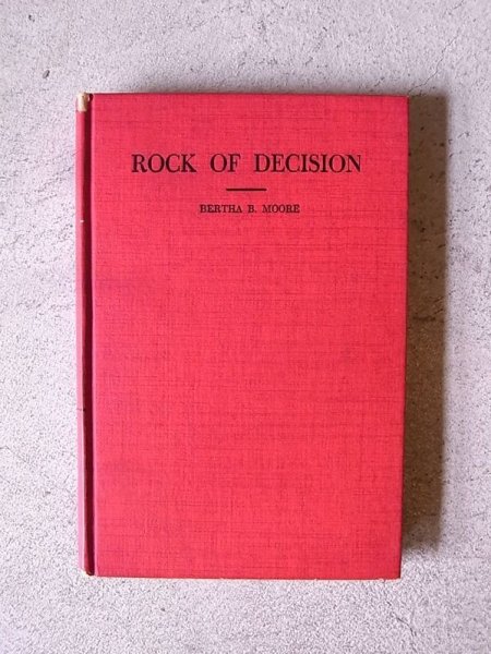 画像1: アンティーク　洋書　ROCK OF DECISION　1931　本　古書　ビンテージ (1)