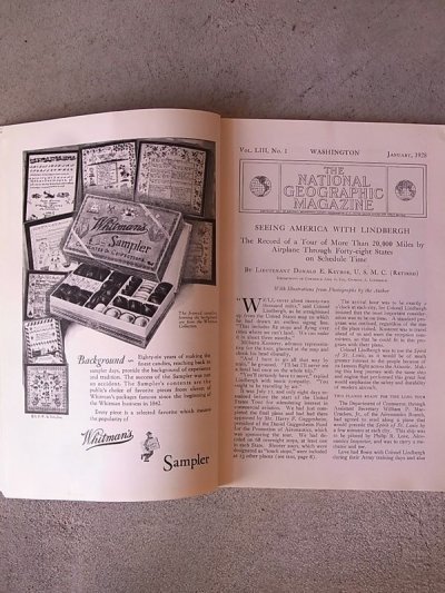 画像1: アンティーク　洋書　THE NATIONAL GEOGRAPHIC MAGAZINE　20’S　1928　本　古書　ビンテージ