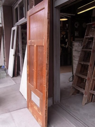 画像3: K様商談中　1920'S　アンティーク　木製ドア　ベアウッド　アルミルーバー　通気口　ビンテージ