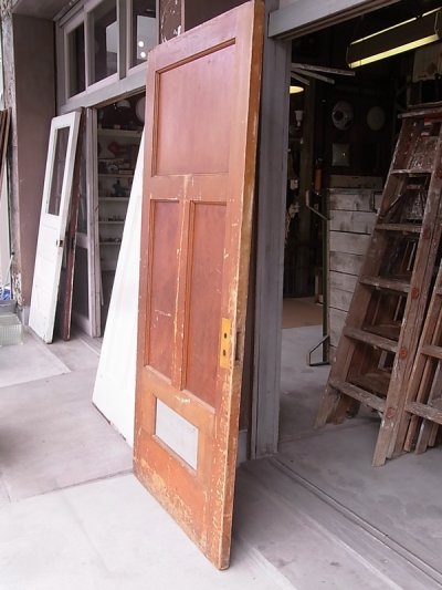 画像2: K様商談中　1920'S　アンティーク　木製ドア　ベアウッド　アルミルーバー　通気口　ビンテージ