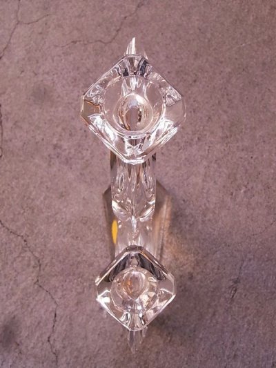 画像3: キャンドルホルダー　スタンド　ろうそく立て　燭台　有鉛ガラス　LEAD CRYSTAL　西ドイツ製　アンティーク　ビンテージ