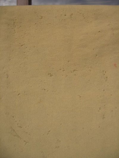 画像2: 1930’S　u.s.navy??　ミリタリー　ストライプライン　刺繍　エクストラへヴィウール　生成　ブランケット　アンティーク　ビンテージ