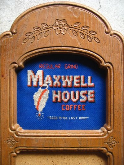 画像2: MAXWELL HOUSE COFFEE　マックスウェルコーヒーハウス　アドバタイジング　コルクボード　メッセージボード　壁掛け　ウォールオーナメント　アンティーク　ビンテージ