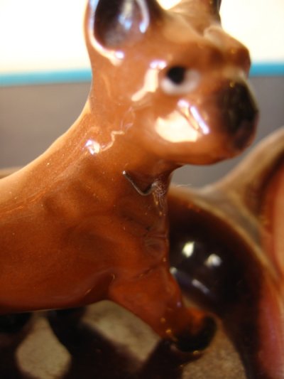 画像3: 1950年代　灰皿　アッシュトレイ　犬　ドッグ　Dog　親子　Brinn's　日本製　アンティーク　ビンテージ