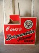 画像4: 1940'S 50'S　10pcs/SET.　フォールディングケース　ビール　Beer Crate　ビアー　ビアクレート　ビールバスケット　ビールキャリア　アドバタイジング　紙箱　デッドストック　ペーパークレート　Beer Bottle Carton　店舗什器　アンティーク　ビンテージ (4)