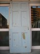 画像4: 木製ドア　スカイブルー×ベージュ　アンティーク　ビンテージ (4)