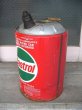 画像1: カストロール　キャストロール　携行缶　ティン缶　ガソリン缶　Castrol　オイル缶　大型　アンティーク　ビンテージ (1)