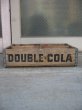 画像4: ボトルクレート　ダブルコーラ　DOUBLE COLA　ボトルケース　ウッドボックス　木箱　アドバタイジング　アンティーク　ビンテージ　その7 (4)