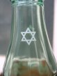画像6: SODA BOTTLE　ソーダボトル　ポップボトル　ガラス瓶　激レア　コカコーラ　COCA COLA　coke　STAR OF DAVID　六方星　色つきガラス　アドバタイジング　アンティーク　ビンテージ (6)