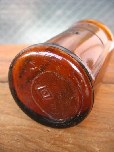画像3: 1930'S　SODA BOTTLE　ソーダボトル　ポップボトル　ガラスボトル　メジャーボトル　アンバー　アンティーク　ビンテージ
