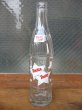 画像1: 1960'S　レア　SODA BOTTLE　ソーダボトル　ポップボトル　ガラス瓶　DOUBLE TREAT　アドバタイジング　アンティーク　ビンテージ (1)